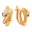Серьги золотые Т14202В224 | Серьги золотые Т14202В224 купить по цене 91699 руб. в ювелирном магазине ⭐️ «Золотая Подкова»