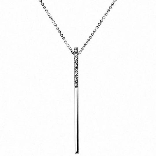 Колье золотое 806-02041-21-11-00-10 | Колье с бриллиантами купить по выгодной цене в ювелирном магазине ⭐️ «Золотая Подкова»