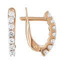 Серьги золотые С132-2510 | Серьги золотые С132-2510 купить по цене 37595 руб. в ювелирном магазине ⭐️ «Золотая Подкова»