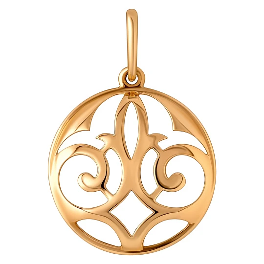 Подвеска золотая Т100035745 | Ювелирные изделия в сети Золотая Подкова