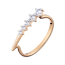 Кольцо золотое 1048251-11110 | Кольцо золотое 1048251-11110 купить по цене 27885 руб. в ювелирном магазине ⭐️ «Золотая Подкова»