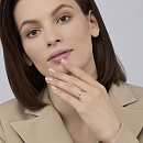 Кольцо золотое 12015-200 | Кольцо золотое 12015-200 купить по цене 63960 руб. в ювелирном магазине ⭐️ «Золотая Подкова»