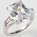 Кольцо серебряное SR-B02402 | Кольцо серебряное SR-B02402 купить по цене 6735 руб. в ювелирном магазине ⭐️ «Золотая Подкова»