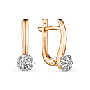 Серьги золотые 23905-100 | Серьги золотые 23905-100 купить по цене 104664 руб. в ювелирном магазине ⭐️ «Золотая Подкова»
