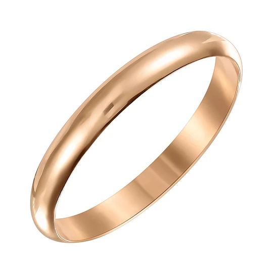 Кольцо золотое 8287-30 "Классика" 30мм | Золотые обручальные кольца купить по выгодной цене в ювелирном магазине ⭐️ «Золотая Подкова»