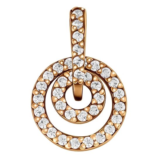 Подвеска серебряная 851071поз. | Фантазийные подвески и кулоны купить по выгодной цене в ювелирном магазине ⭐️ «Золотая Подкова»