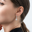 Серьги золотые 832232Б.Бр. | Серьги золотые 832232Б.Бр. купить по цене 1080015 руб. в ювелирном магазине ⭐️ «Золотая Подкова»