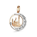 Подвеска золотая 35975-100 | Подвеска золотая 35975-100 купить по цене 47576 руб. в ювелирном магазине ⭐️ «Золотая Подкова»