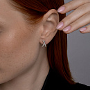 Серьги серебряные 94026757 | Серьги серебряные 94026757 купить по цене 5426 руб. в ювелирном магазине ⭐️ «Золотая Подкова»