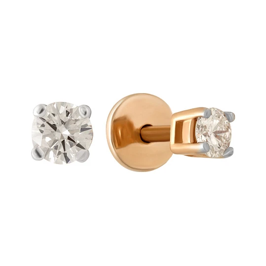 Серьги из золота с бриллиантами