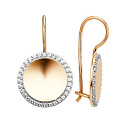 Серьги золотые 013132-1102 | Серьги золотые 013132-1102 купить по цене 38872 руб. в ювелирном магазине ⭐️ «Золотая Подкова»