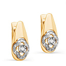 Серьги золотые 12-21490-1000 | Серьги золотые 12-21490-1000 купить по цене 100875 руб. в ювелирном магазине ⭐️ «Золотая Подкова»