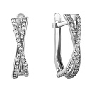 Серьги серебряные 83833с | Серьги серебряные 83833с купить по цене 1730 руб. в ювелирном магазине ⭐️ «Золотая Подкова»