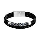 Браслет стальной AS-BR137-bkTg | Браслет стальной AS-BR137-bkTg купить по цене 2590 руб. в ювелирном магазине ⭐️ «Золотая Подкова»