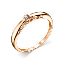 Кольцо золотое 14236-100 | Кольцо золотое 14236-100 купить по цене 33999 руб. в ювелирном магазине ⭐️ «Золотая Подкова»