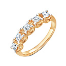 Кольцо золотое К13520415 | Кольцо золотое К13520415 купить по цене 150756 руб. в ювелирном магазине ⭐️ «Золотая Подкова»