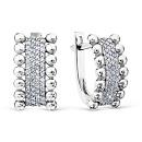 Серьги золотые Т30702В167 | Серьги золотые Т30702В167 купить по цене 96750 руб. в ювелирном магазине ⭐️ «Золотая Подкова»