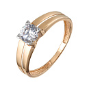 Кольцо золотое 802-01956-10-00-20-00 | Кольцо золотое 802-01956-10-00-20-00 купить по цене 34834 руб. в ювелирном магазине ⭐️ «Золотая Подкова»