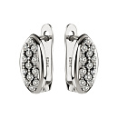 Серьги серебряные CAS4732E | Серьги серебряные CAS4732E купить по цене 1870 руб. в ювелирном магазине ⭐️ «Золотая Подкова»