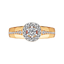 Кольцо золотое 903381-1102 | Кольцо золотое 903381-1102 купить по цене 49770 руб. в ювелирном магазине ⭐️ «Золотая Подкова»