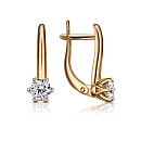 Серьги золотые С132-3082 | Серьги золотые С132-3082 купить по цене 58927 руб. в ювелирном магазине ⭐️ «Золотая Подкова»