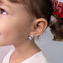 Серьги серебряные са-00р216 Овечка | Серьги серебряные са-00р216 Овечка купить по цене 3293 руб. в ювелирном магазине ⭐️ «Золотая Подкова»