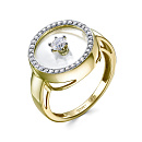 Кольцо золотое 1-0171-301 | Кольцо золотое 1-0171-301 купить по цене 141318 руб. в ювелирном магазине ⭐️ «Золотая Подкова»