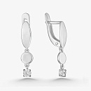 Серьги серебряные С630-1665 | Серьги серебряные С630-1665 купить по цене 3538 руб. в ювелирном магазине ⭐️ «Золотая Подкова»