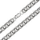 Цепь серебряная 3001X130L65 | Цепь серебряная 3001X130L65 купить по цене 29875 руб. в ювелирном магазине ⭐️ «Золотая Подкова»