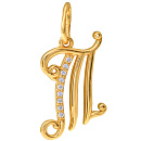 Подвеска золотая 85952 Т | Подвеска золотая 85952 Т купить по цене 26928 руб. в ювелирном магазине ⭐️ «Золотая Подкова»