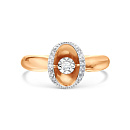 Кольцо золотое Т14661А284 | Кольцо золотое Т14661А284 купить по цене 61346 руб. в ювелирном магазине ⭐️ «Золотая Подкова»