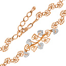 Браслет золотой 05-0529-00-401-1110-24 | Браслет золотой 05-0529-00-401-1110-24 купить по цене 127177 руб. в ювелирном магазине ⭐️ «Золотая Подкова»