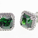 Серьги серебряные SE-C0727L | Серьги серебряные SE-C0727L купить по цене 6644 руб. в ювелирном магазине ⭐️ «Золотая Подкова»