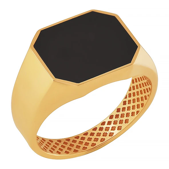 Кольцо золотое 901-00457-10-00-12-00 | Ювелирные изделия от бренда Золотая Подкова купить по доступной цене в ювелирной сети «Золотая Подкова»