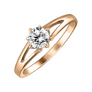 Кольцо золотое 802-01314-10-00-20-00 | Кольцо золотое 802-01314-10-00-20-00 купить по цене 45150 руб. в ювелирном магазине ⭐️ «Золотая Подкова»