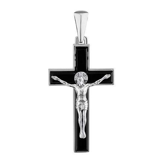 Подвеска серебряная 810-00340-01-00-12-00 | Кресты православные подвески и кулоны купить по выгодной цене в ювелирном магазине ⭐️ «Золотая Подкова»