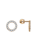 Серьги золотые С130-3034 | Серьги золотые С130-3034 купить по цене 42420 руб. в ювелирном магазине ⭐️ «Золотая Подкова»