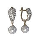 Серьги золотые 1024512-11150 | Серьги золотые 1024512-11150 купить по цене 82810 руб. в ювелирном магазине ⭐️ «Золотая Подкова»