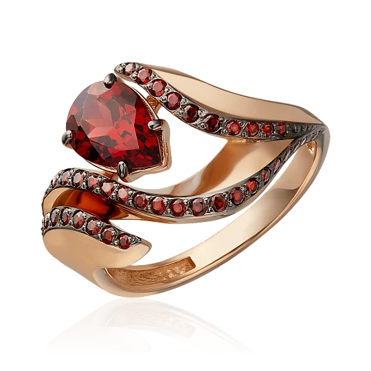 Кольцо золотое 01-5710-00-204-1110 | Ювелирные изделия от бренда Платина 💍 купить по доступной цене в ювелирной сети «Золотая Подкова»