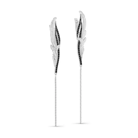 Серьги серебряные 12-751-41089 | Ювелирные изделия в сети Золотая Подкова