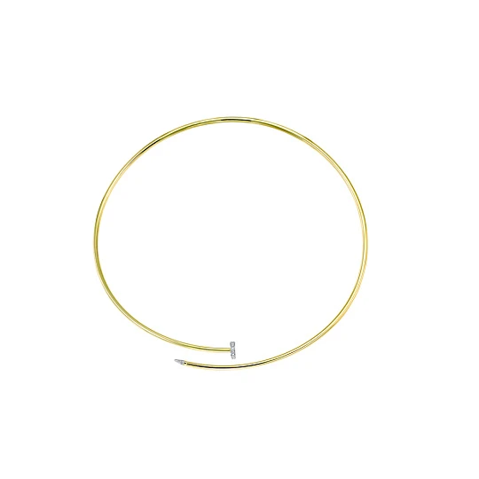 Колье золотое л770029 | Золотые колье купить по выгодной цене в ювелирном магазине ⭐️ «Золотая Подкова»