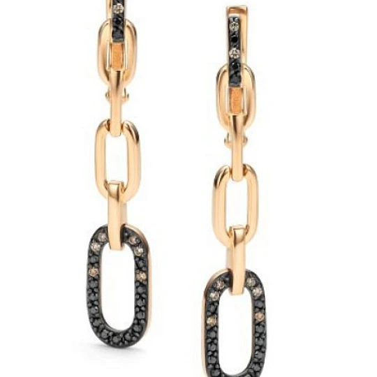 Серьги золотые 26079-164 | Ювелирные изделия Золотые купить по выгодной цене в ювелирном магазине ⭐️ «Золотая Подкова»