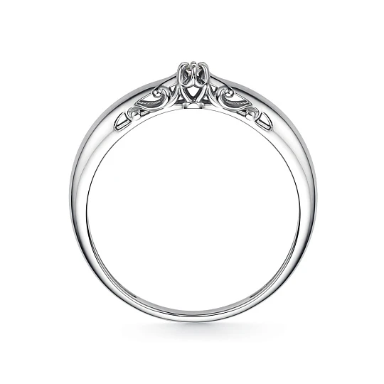 Кольцо золотое 14236-200 | Ювелирные изделия в сети Золотая Подкова