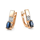 Серьги золотые 25926-102 | Серьги золотые 25926-102 купить по цене 97864 руб. в ювелирном магазине ⭐️ «Золотая Подкова»