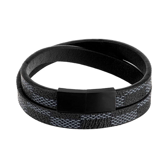 Браслет стальной AS-BR124-bk | Ювелирные изделия Мужские купить по выгодной цене в ювелирном магазине ⭐️ «Золотая Подкова»