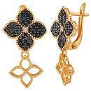 Серьги золотые 903-00221-10-12-00-10 | Серьги золотые 903-00221-10-12-00-10 купить по цене 215415 руб. в ювелирном магазине ⭐️ «Золотая Подкова»