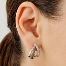 Серьги золотые 25499-117 | Серьги золотые 25499-117 купить по цене 313560 руб. в ювелирном магазине ⭐️ «Золотая Подкова»