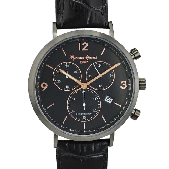 Часы "Русское Время" 75145295кк кварцевые, муж. | Ювелирные изделия Мужские купить по выгодной цене в ювелирном магазине ⭐️ «Золотая Подкова»