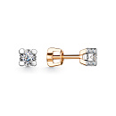 Серьги золотые 24272-100 | Серьги золотые 24272-100 купить по цене 99967 руб. в ювелирном магазине ⭐️ «Золотая Подкова»