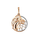 Подвеска золотая 101208-1102 | Подвеска золотая 101208-1102 купить по цене 19721 руб. в ювелирном магазине ⭐️ «Золотая Подкова»